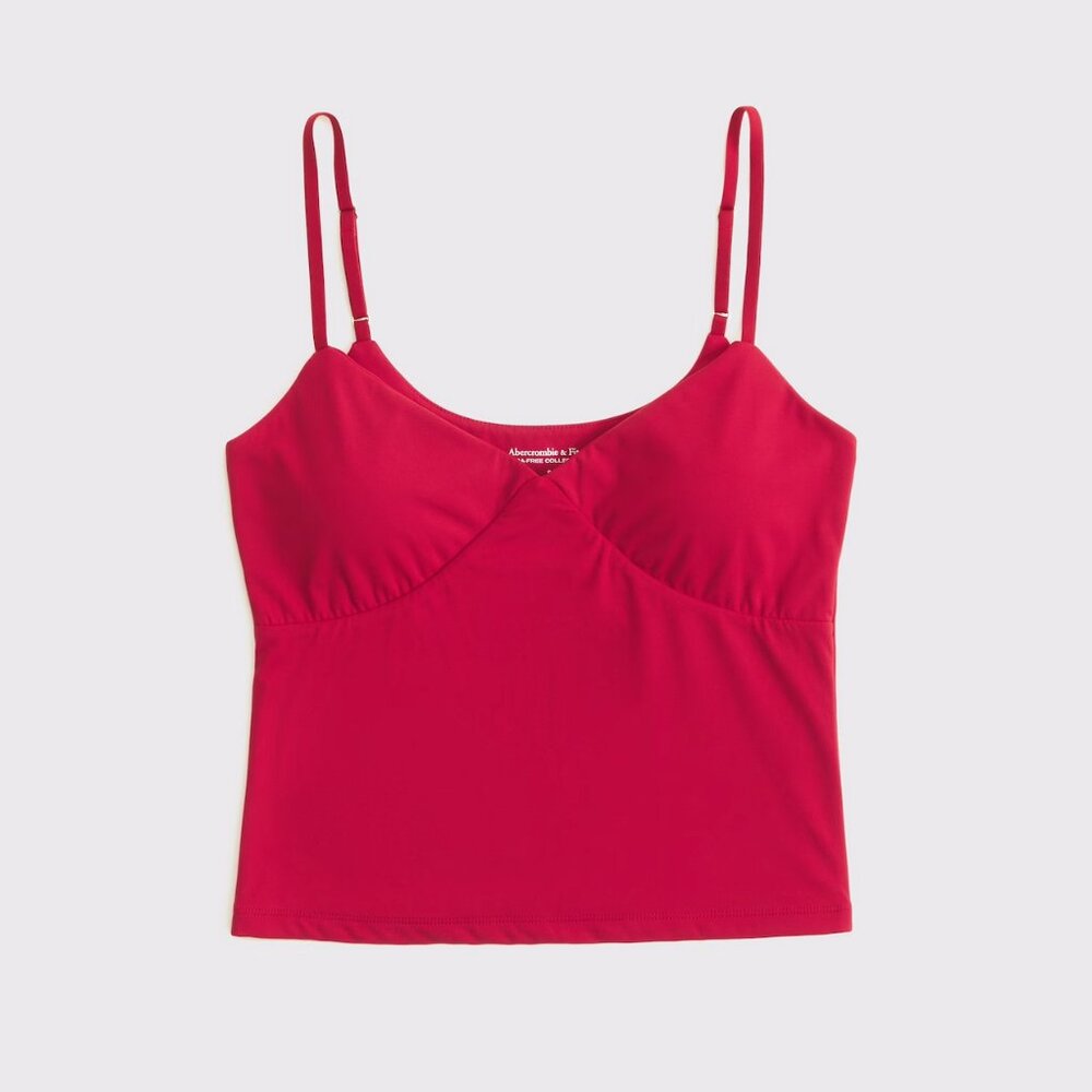 Abercrombie Bra-Free Snatched Seamless V-Neck Cami XS